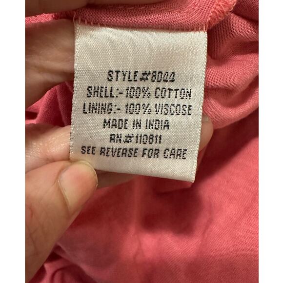 Yoana Baraschi coral pink crochet cap sleeves sheath mini dress size M - Picture 4 of 14